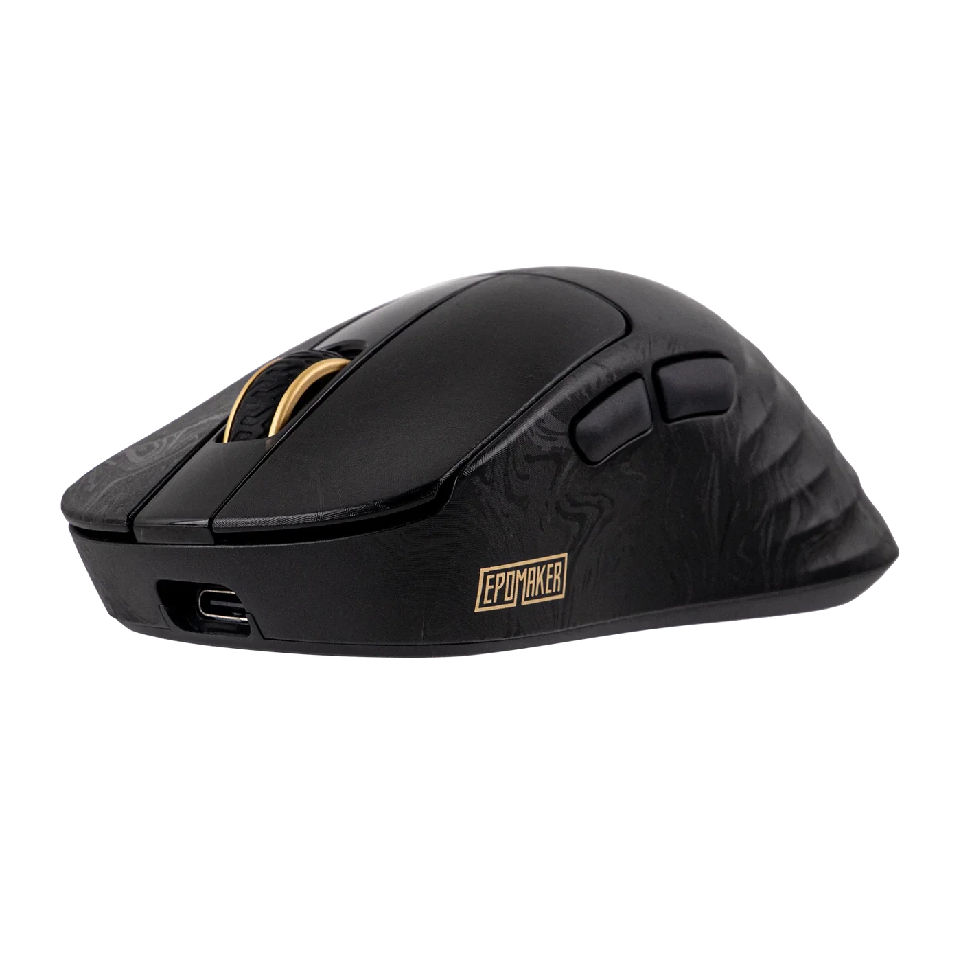EPOMAKER Carbonis, texture de la coque en fibre de carbone
