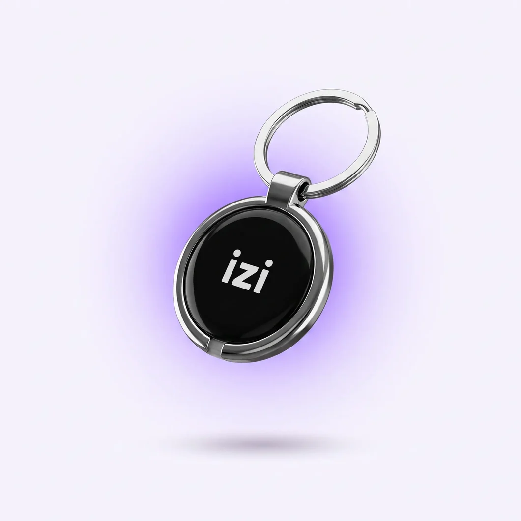 Porte-clé NFC izi.keychain de la marque izi touch